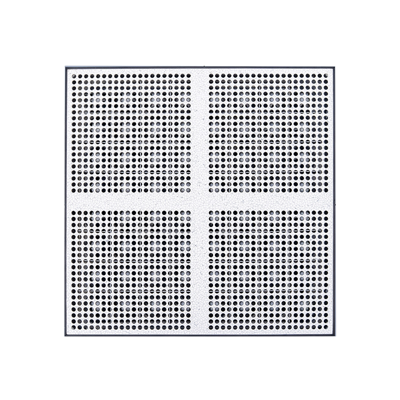 Antistatic 35% perforated raised access floor in all steel